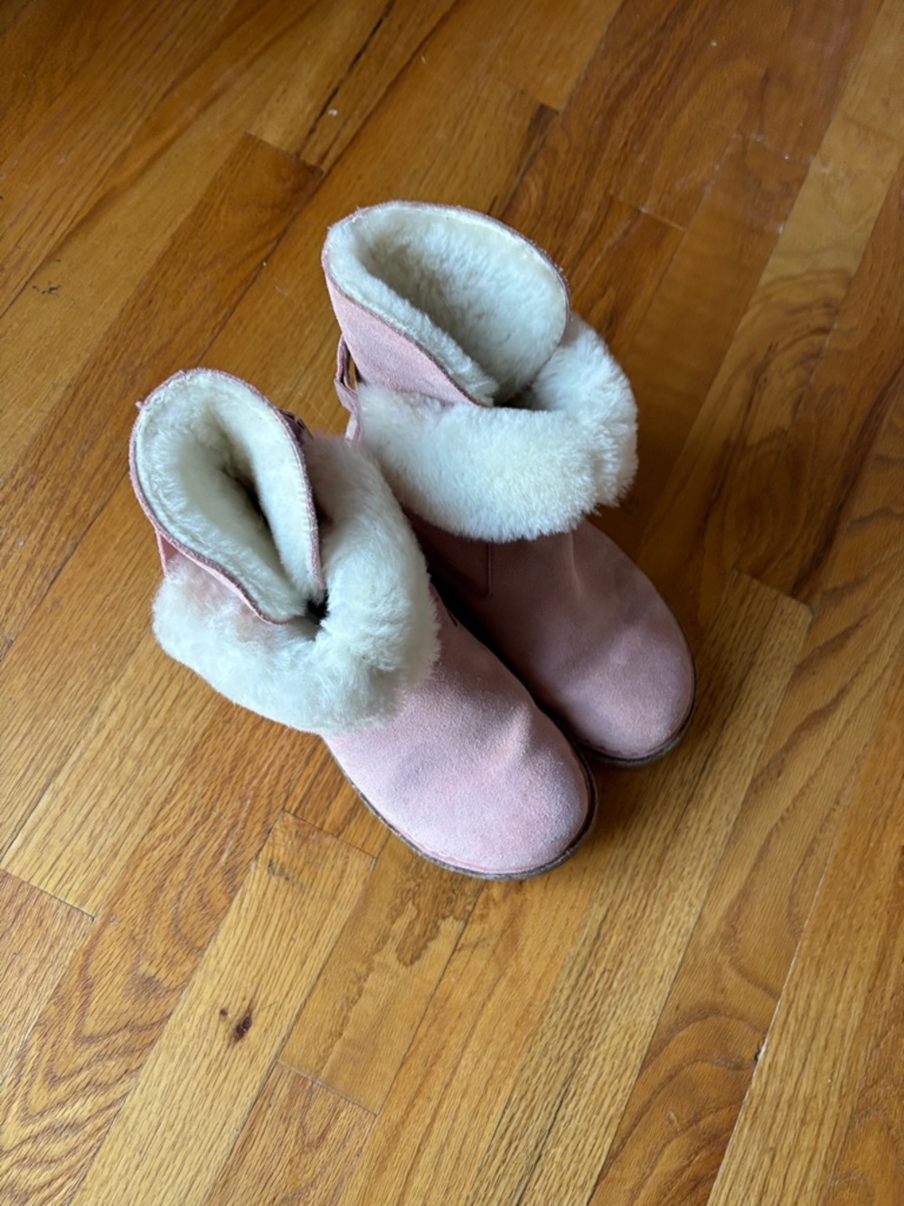 Birkenstock  Women's Pink Shearling Lined Winter Boots